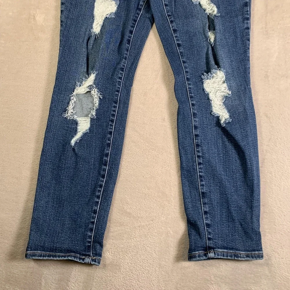 Judy Blue‎ Jeans Womens 15/32 Distressed Ripped Skinny Denim Mid Rise JB8220